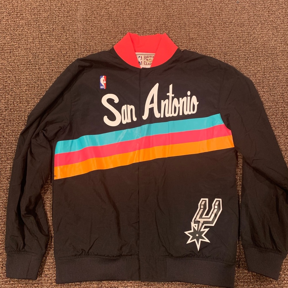 Mitchell & Ness San Antonio Spurs Warm Up Jacket
